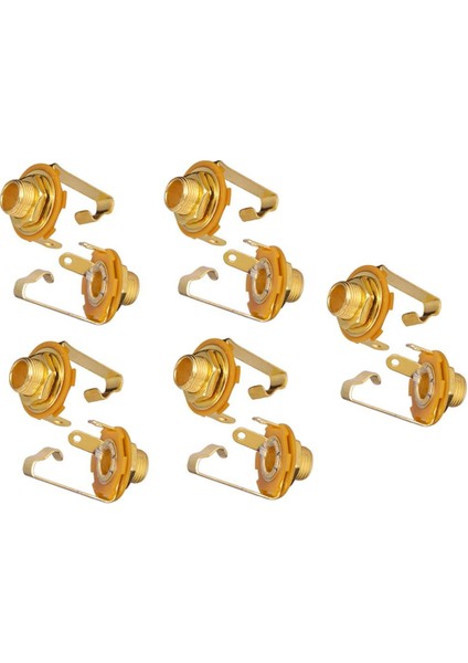 6.35MM 1/4 "gitar Alet Soketi Fiş Gitar Pikapı Için Çıkışı (Yurt Dışından)