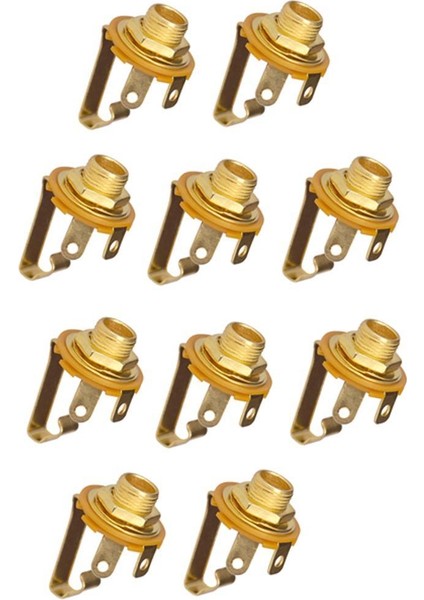 6.35MM 1/4 "gitar Alet Soketi Fiş Gitar Pikapı Için Çıkışı (Yurt Dışından) indirimleri