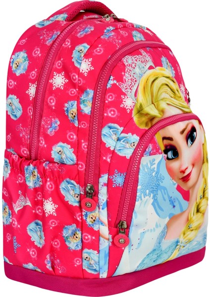 Ilkokul Anaokul Sırt Çantası Kız Çocuk Beslenme Çantalı Termos Özellikli Kalemlikli Ortopedik 3 Lü Set Kraliçe Su Geçirmez Okul Çantası Dijital Baskı Pembe fiyatları