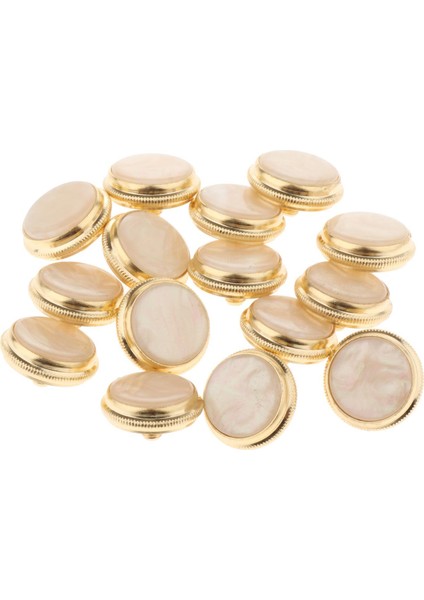 15PCS Parmak Düğmeleri Premium Müzik Aletleri Yedek (Yurt Dışından)