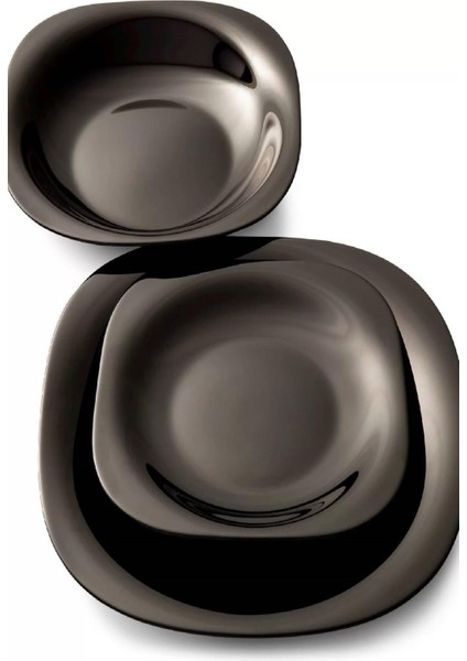 Luminarc Carine 24 Parça Siyah Yemek Seti SET-0011