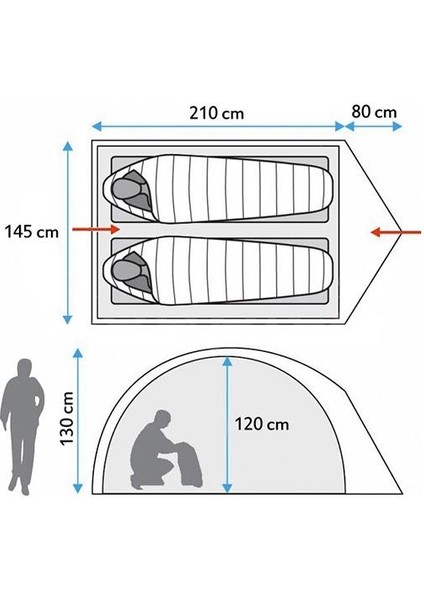 Turtle 2 Kişilik Çadır - 4 Mevsim