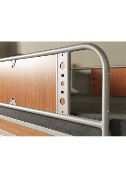 Inci Genç Çocuk Odası Ahşap Başlıklı Metal Ranza ve Karyola 90x190