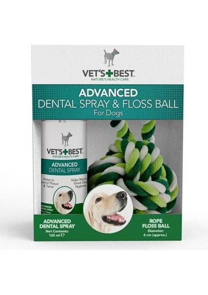 Vets Best Köpek Ağız Spreyi Ve Diş Temizleyici Top