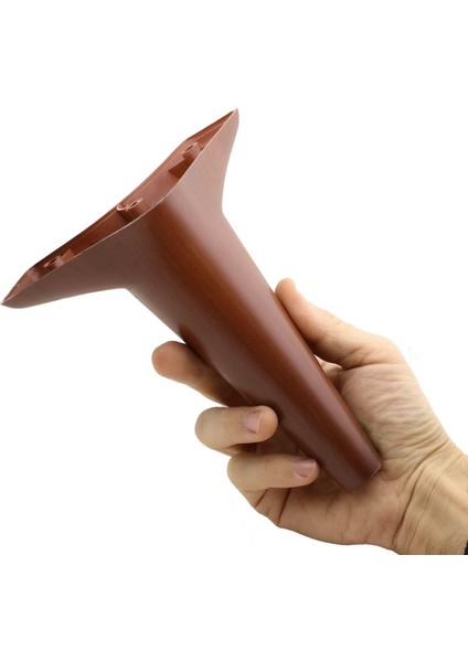 Aspen Lüks Mobilya Kanepe Koltuk Tv Ünitesi Baza Ayağı Ayakları 18 Cm Ahşap Desenli Ayak (4 Adet)