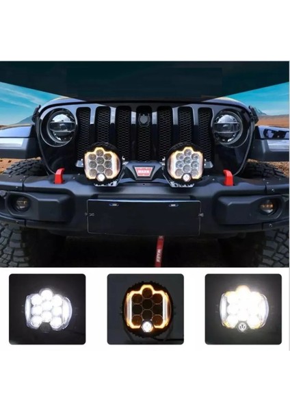 90W Delici LED Projektör - Baja Model 5inç (Beyaz ve Sarı Seçenekleri Ile) fırsatları