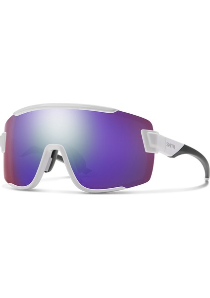 Wildcat Gözlük - White (Violet Mirror + Clear Lens)