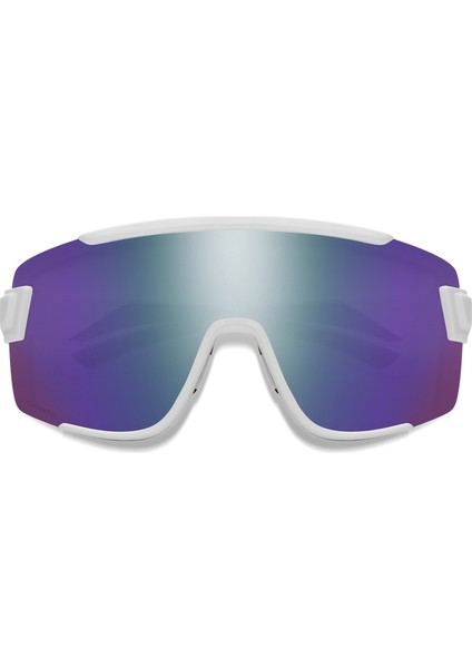 Wildcat Gözlük - White (Violet Mirror + Clear Lens)