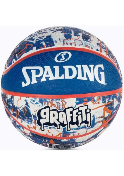 Blue Red Graffiti Sz7 2021 Basket Topu 84377Z