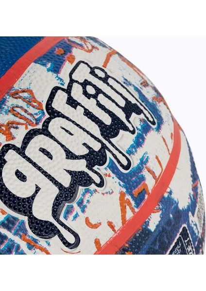 Blue Red Graffiti Sz7 2021 Basket Topu 84377Z