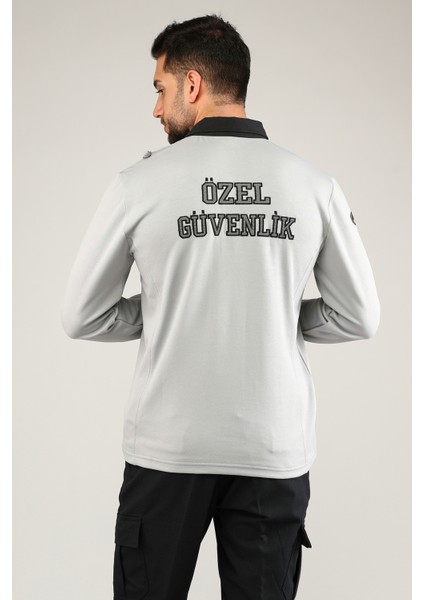 Özel Güvenlik Sweatshirt Kamu Yeni Tip Uzun Kollu Erkek