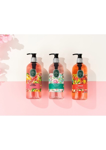 Doğal Zeytinyağlı Sıvı Sabun Manolya Çiçeği 500 ml x 4 Adet