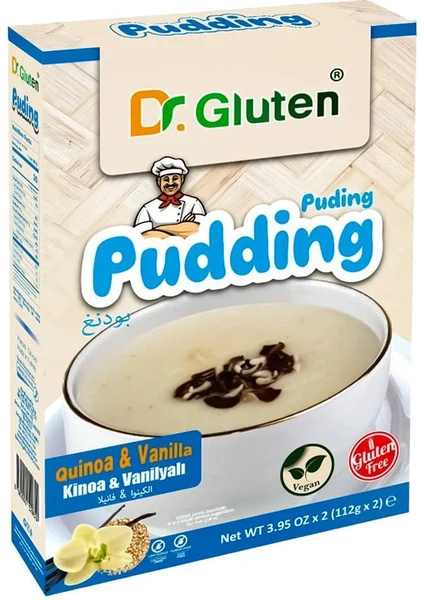 Dr. Gluten Glutensiz Kinoalı Vanilyalı Puding 224 gr