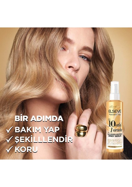 Mucizevi Yağ 10 Etki 1 Arada Saç Güzelleştirici Sprey Serum 150ml