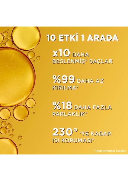 Mucizevi Yağ 10 Etki 1 Arada Saç Güzelleştirici Sprey Serum 150ml