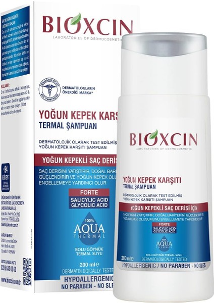Aqua-Tl Yoğun Kepek Karşıtı Termal Şampuan (1 X 200 Ml)