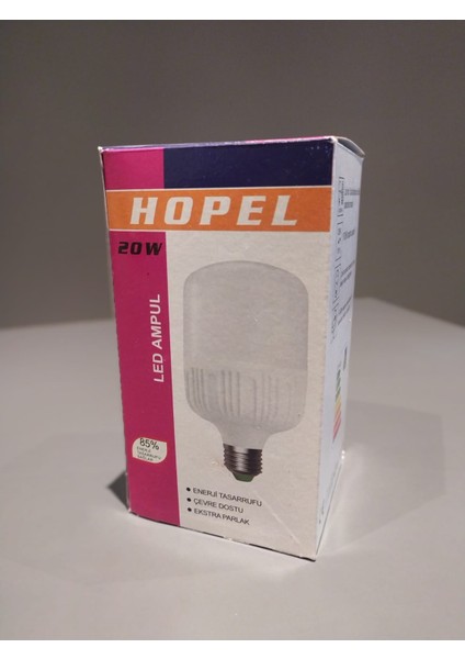 20W E27 LED Ampul 6500K