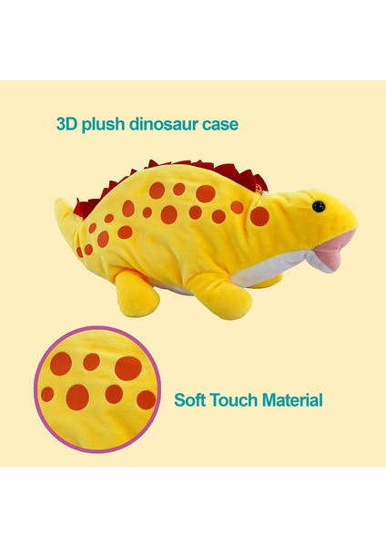 Erkek Çocuk Kalem Kutusu, Okul Malzemeleri Için 3D Kalem Çantası, Sarı Dinozor (Yurt Dışından) fırsatları