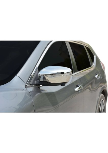 Nissan Qashqai Krom Ayna Kapağı 2 Parça Abs 2014-2021 Arası modelleri