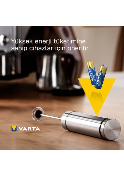 VARTA Longlife Power AA Alkalin kalem pil 10'lu paket