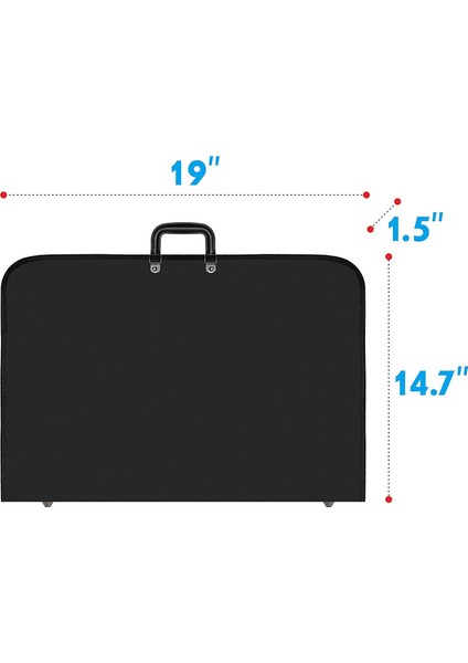 Omuz Askılı Siyah Portfolio Case Artist (19X14,7X1,5 Inç) (Yurt Dışından) modelleri