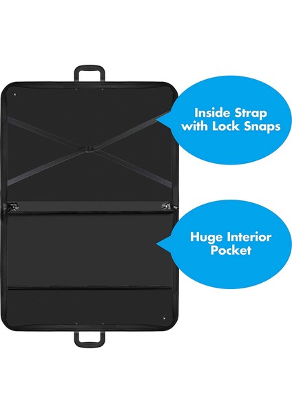Omuz Askılı Siyah Portfolio Case Artist (19X14,7X1,5 Inç) (Yurt Dışından) fırsatları