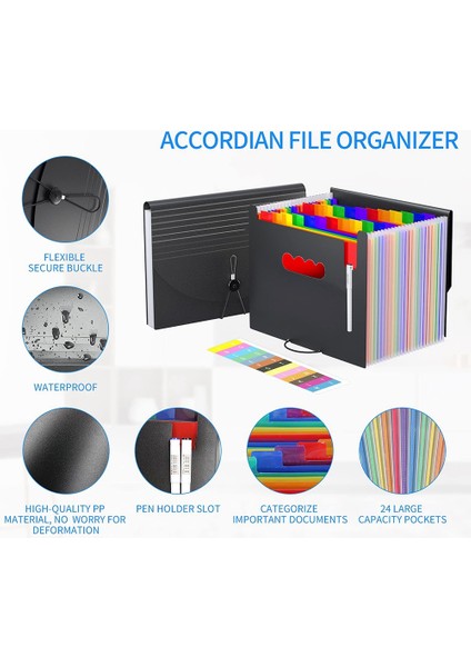 Accordian Dosya Düzenleyici, Genişletilebilir Dosya Klasörü, Taşınabilir Accordian (Yurt Dışından) modelleri