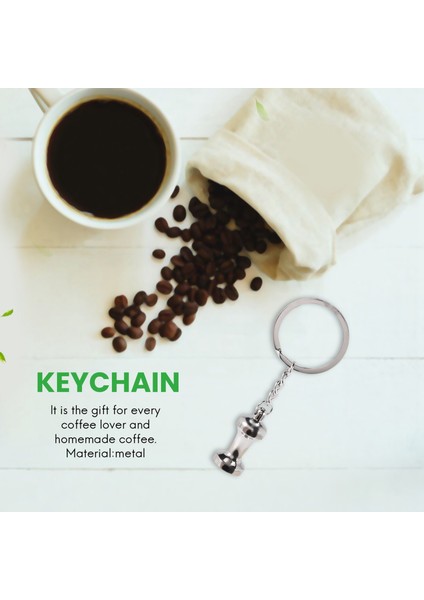 Adet Yaratıcı Barista Kahve Sabotaj Anahtarlık Espresso (Yurt Dışından)