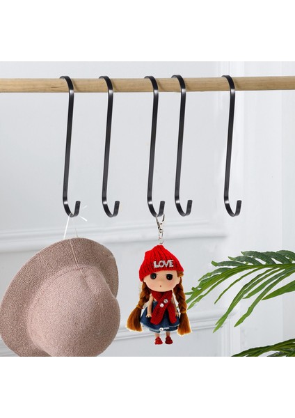 10'lu Paket 10 Inç Uzun S Askı Bitki, Sepet, Ağaç Dalı Için Kancalar (Yurt Dışından)