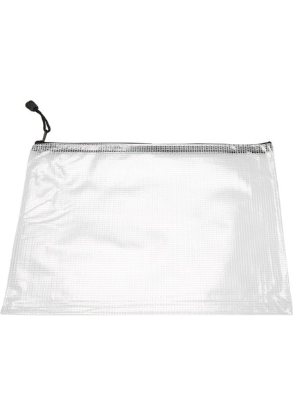 12 Adet A4 Fermuarlı File Çanta Pvc Ofis Malzemeleri Saklama Çantası (34CMX24CM) (Yurt Dışından)