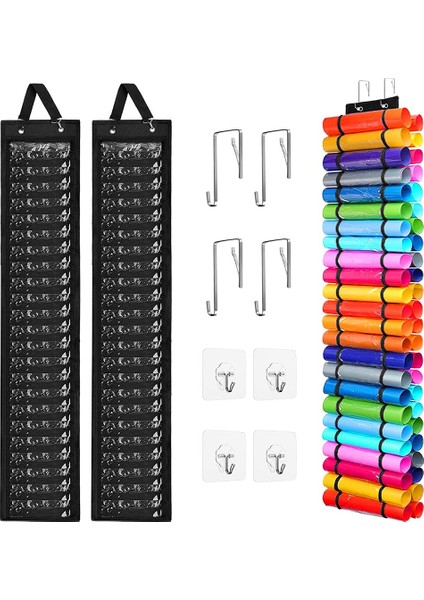 48 Bölmeli 2 Paket Vinil Saklama Düzenleyici (Yurt Dışından)