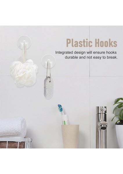 12 Adet Plastik Kanca Kendinden Yapışkanlı, Duvar Kancası, Ceket Bezi Asmak Için (Yurt Dışından)