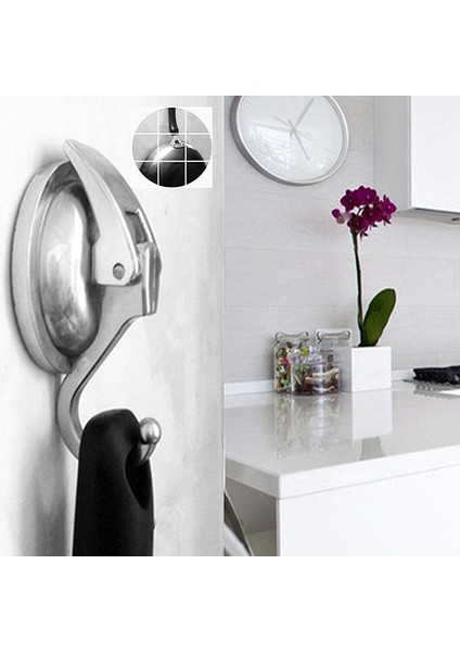 Mutfak Banyo Organizasyonu Için Vakumlu Vantuz Askıları (2'li Paket) (Yurt Dışından)