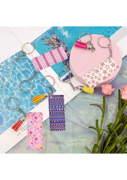 120 Parça Akrilik Anahtarlık Boş Püskül Kolye Seti Içeriği (Yurt Dışından) indirimleri