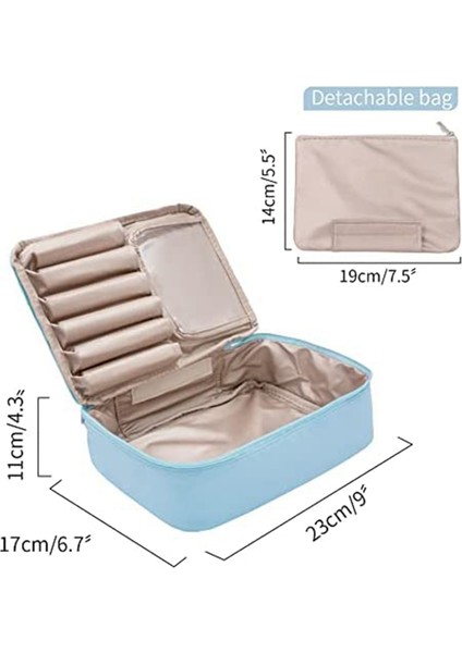Seyahat Makyaj Çantası Kozmetik Çantası Makyaj Çantası Tuvalet Çantası, Pembe (Yurt Dışından)