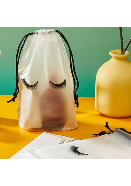 50 Parça Kirpik Bakım Çantaları Makyaj Çantaları Tuvalet Çantası Beyaz, S (Yurt Dışından) fiyatları