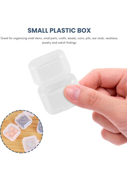 24 Adet Küçük Şeffaf Plastik Boncuk Saklama Kapları Kutusu (Yurt Dışından) modelleri
