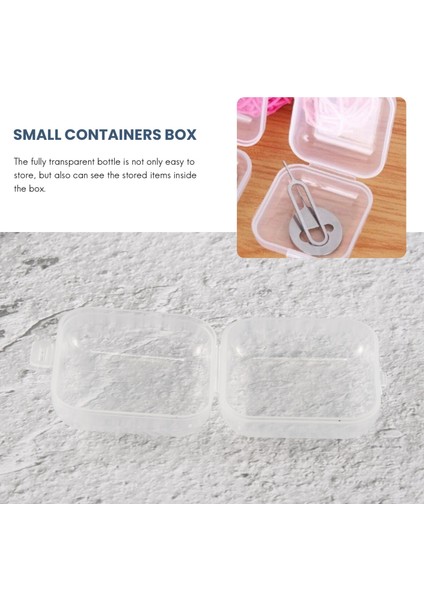 24 Adet Küçük Şeffaf Plastik Boncuk Saklama Kapları Kutusu (Yurt Dışından) fırsatları