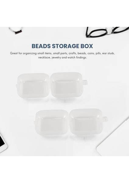 24 Adet Küçük Şeffaf Plastik Boncuk Saklama Kapları Kutusu (Yurt Dışından) indirimleri