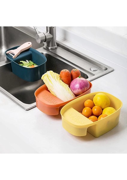 Mutfak Lavabo Eyer Filtre Yıkama Meyve Için Lavabo Süzgeç Sepeti (Yurt Dışından)