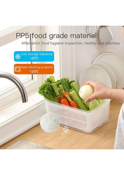 Taze Ürünler Sebze Meyve Saklama Kapları 1.5l (Yurt Dışından) fırsatları