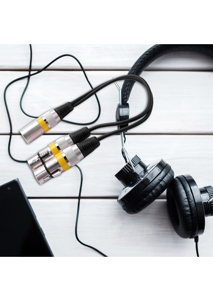 30CM 3 Pin Xlr Erkek - 2 Xlr Dişi Ses Uzatma Kablosu Y Ayırıcı (Yurt Dışından) modelleri