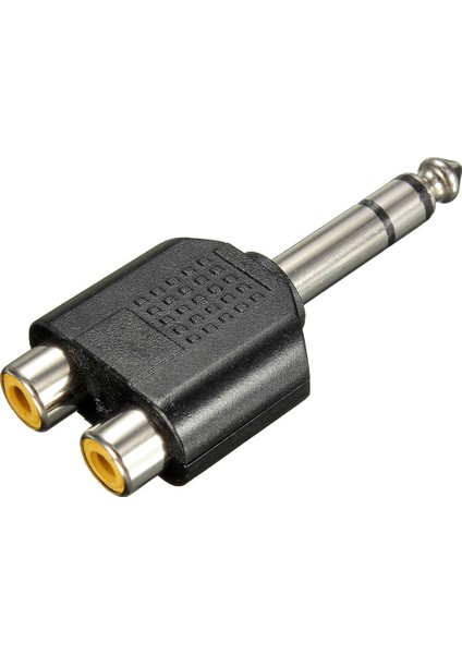 Erkek Stereo - 2 Çift Rca Dişi Y Splitter Ses Adaptörü Dönüştürücü (Yurt Dışından)