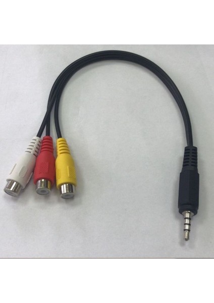 2.5mm Mini Av Erkek - 3rca Dişi M/f Ses Video Adaptör Kablosu (Yurt Dışından) fiyatları