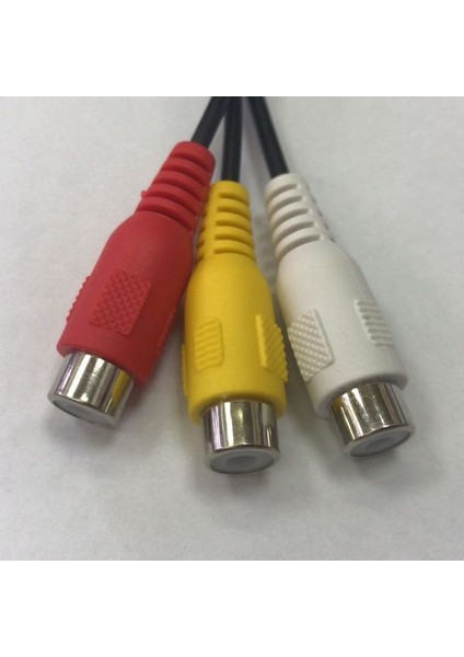 2.5mm Mini Av Erkek - 3rca Dişi M/f Ses Video Adaptör Kablosu (Yurt Dışından) fırsatları