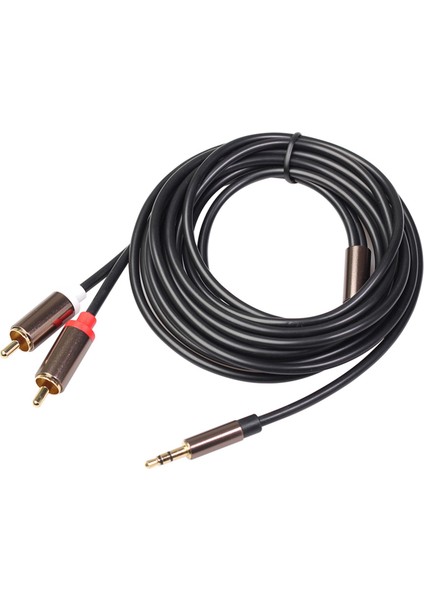 Amplifikatörler Audio Car Aux Cep Telefonu Için 3.5mm - 2rca Ses Kablosu (Yurt Dışından)