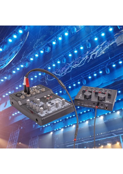 3,5 mm - Çift 6,5 mm Adaptör 3,5 mm Ses Aux Kablosu Çift (Yurt Dışından)