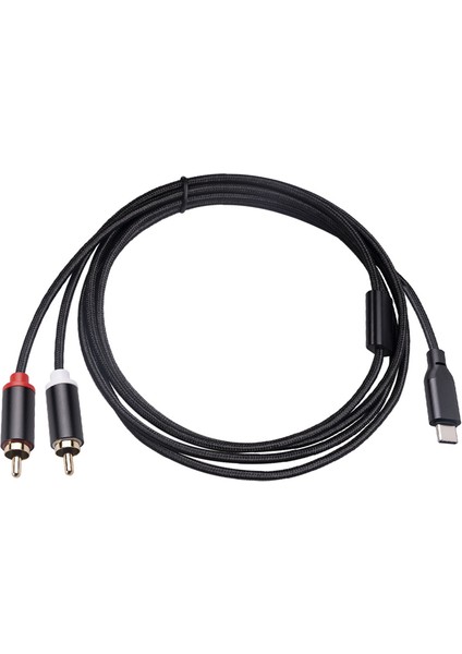 USB C - Rca Ses Kablosu Type-C - 2 Rca Kablosu 2rca Ses Kablosu, 1m (Yurt Dışından) fiyatları
