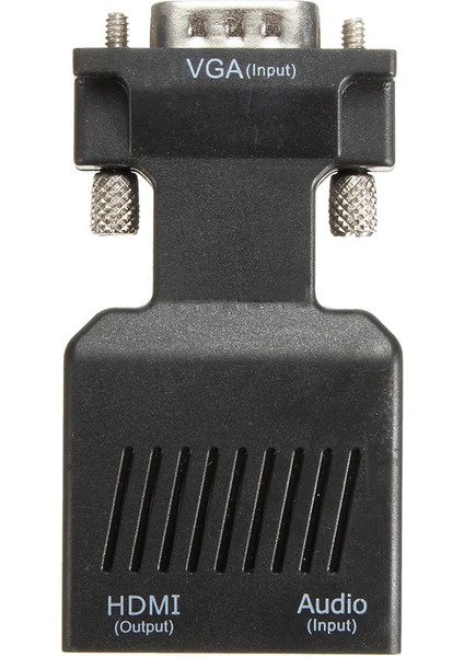 USB Ses Kablosu ile 1080P VGA Erkek - HDMI Dişi Adaptör Dönüştürücü (Yurt Dışından)