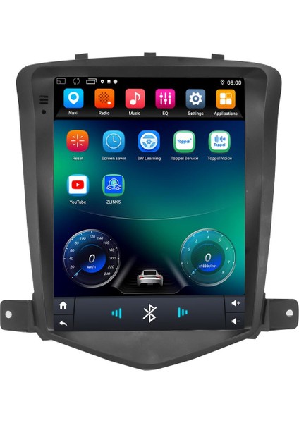 Chevrolet Cruze Android 13 Multimedya Carplay 4gb Ram + 64GB HDD Navigasyon Tesla Ekran